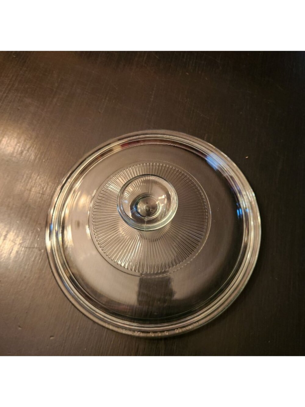 Round Pyrex Lid with Handle #31Round Ribbed G5CA